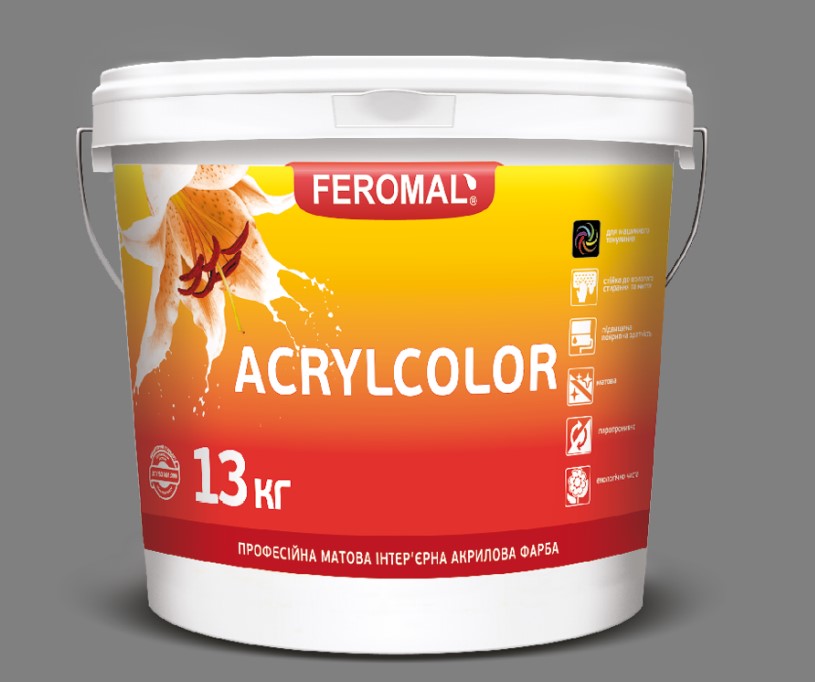 FEROMAL 30 ACRYLCOLOR База С Професійна інтер’єрна акрилова фарба